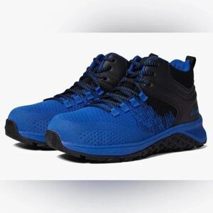 Thorogood NEW Day One Safety Shoes work boots AST Mid Blue/Black Size US 6B